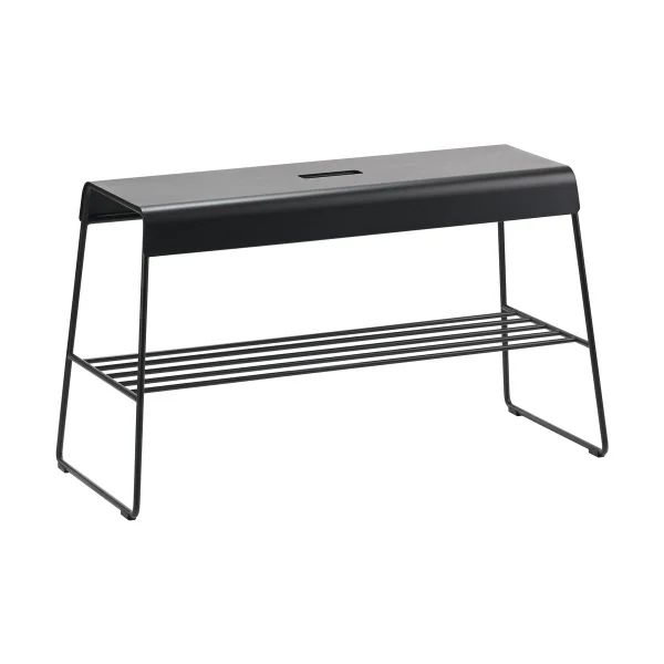 Zone Denmark A-bench outdoor bank met plank 45 cm Black