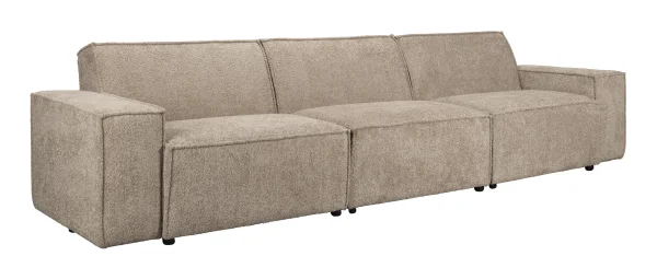 Zuiver 4,5-zits Bank James Teddystof - Beige