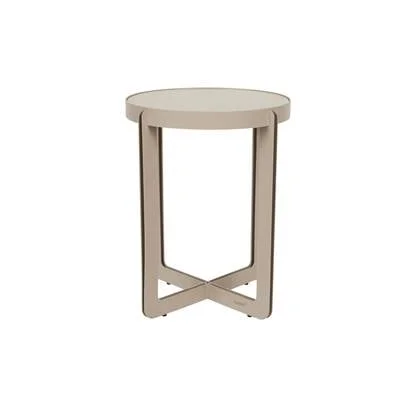 Zuiver Centre Bijzettafel Rond 42.50 cm Beige
