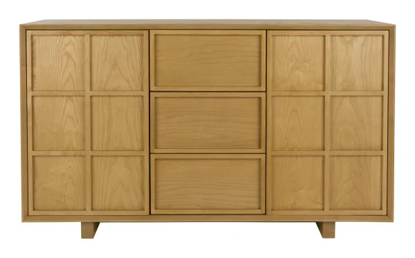 Zuiver Dressoir Raster Essenhout, 120cm - Naturel