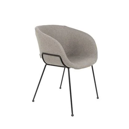 Zuiver Feston Armstoel Fab Grijs - Set van 2