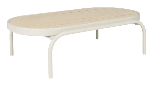 Zuiver Outdoor Ovale Salontafel Vista 110 x 62cm - Beige - Ovaal