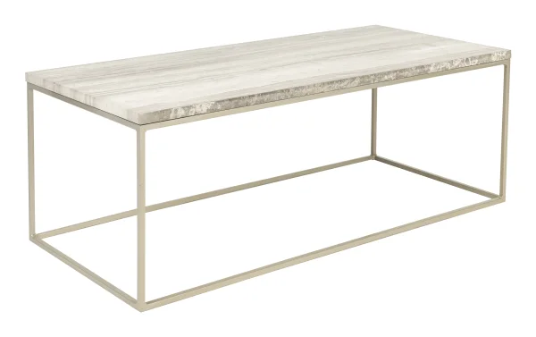 Zuiver Salontafel Stray Marmer, 91 x 41cm - Beige