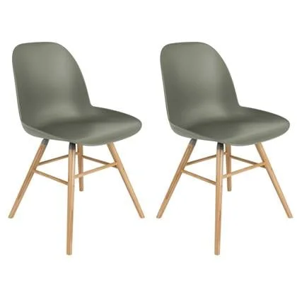 Zuiver Set 2 Stoelen Albert Kuip - Groen