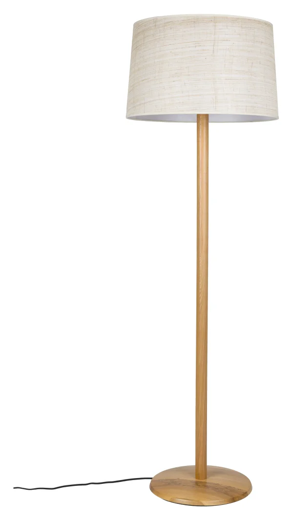 Zuiver Vloerlamp Elton Eikenhout en katoen, 155cm - Naturel