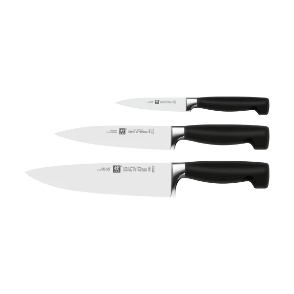 Zwilling Zwilling Four star messenset 3-delig Zwart-roestvrij staal