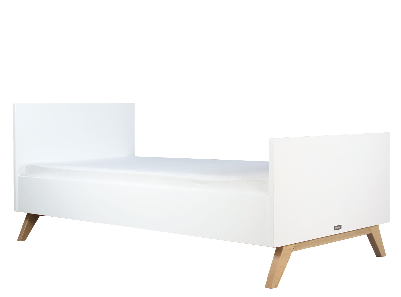 Bopita Bed Lynn 90 x 200cm - wit / naturel